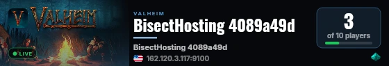 BisectHosting 4089a49d live status badge