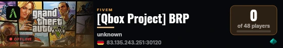 [Qbox Project] BRP live status badge