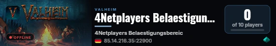 4Netplayers Belaestigungsbereich live status badge