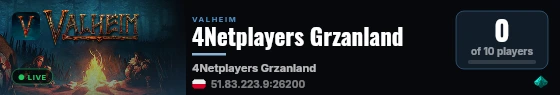 4Netplayers Grzanland live status badge