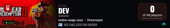 DEV live status badge