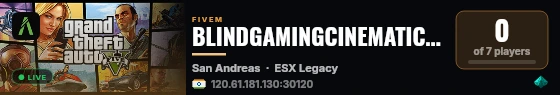 BLINDGAMINGCINEMATICS | [ESX Legacy] live status badge