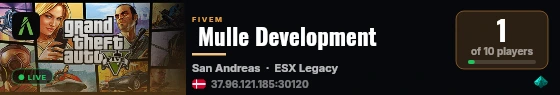  Mulle Development live status badge