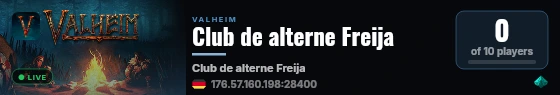 Club de alterne Freija live status badge