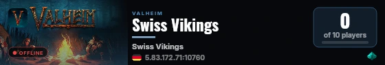 Swiss Vikings live status badge