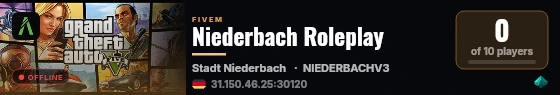 Niederbach Roleplay live status badge