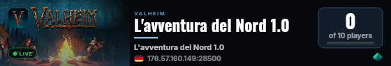 L'avventura del Nord 1.0 live status badge