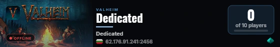 Dedicated live status badge