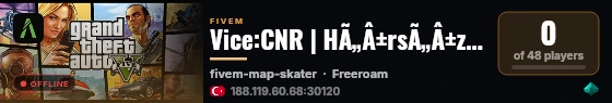 Vice:CNR | HÃ„Â±rsÃ„Â±z Polis | Cops And Robbery live status badge