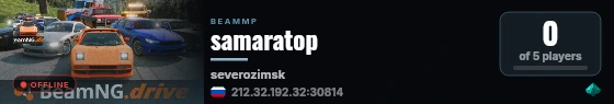 samaratop live status badge