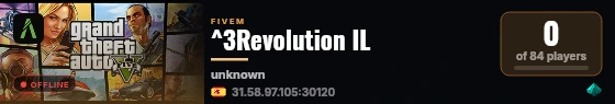 ^3Revolution IL live status badge