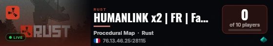 HUMANLINK x2 | FR | Familial live status badge