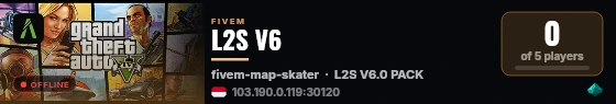 L2S V6 live status badge