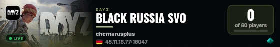 BLACK RUSSIA SVO live status badge