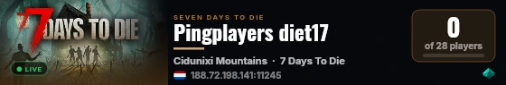 Pingplayers diet17 live status badge