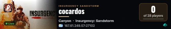 cocardos live status badge