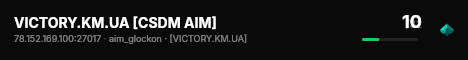 VICTORY.KM.UA [CSDM AIM] live status badge