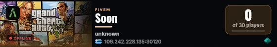 Soon live status badge