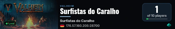 Surfistas do Caralho live status badge