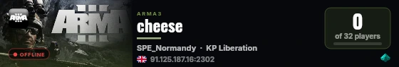 cheese live status badge