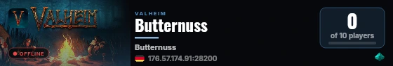 Butternuss live status badge