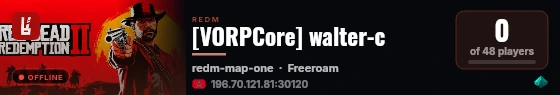 [VORPCore] walter-c live status badge