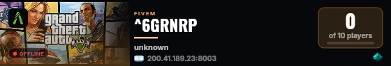 ^6GRNRP live status badge