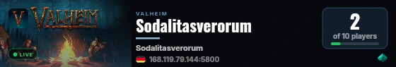 Sodalitasverorum live status badge