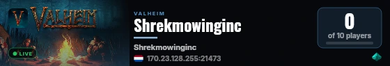 Shrekmowinginc live status badge