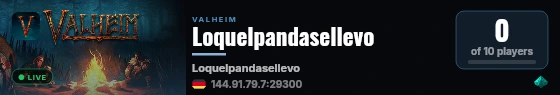 Loquelpandasellevo live status badge