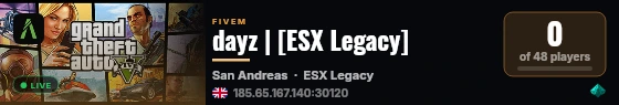 dayz | [ESX Legacy] live status badge