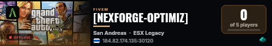 [NEXFORGE-OPTIMIZ] live status badge