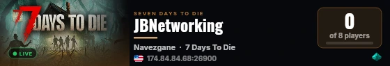 JBNetworking live status badge