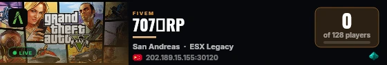 707半RP live status badge