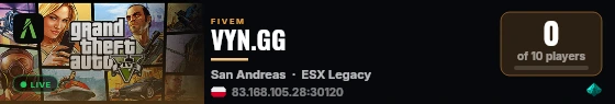 VYN.GG live status badge
