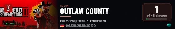 OUTLAW COUNTY live status badge