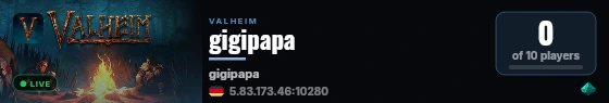 gigipapa live status badge