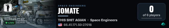 JOMATE live status badge