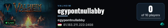 egypontnullabby live status badge