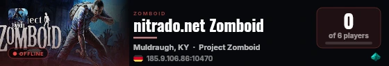 nitrado.net Zomboid live status badge