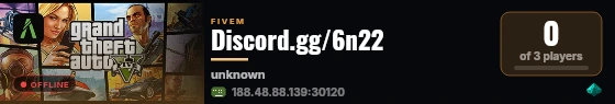 Discord.gg/6n22 live status badge