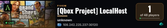 [Qbox Project] LocalHost live status badge