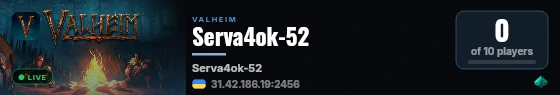 Serva4ok-52 live status badge