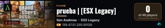 prueba | [ESX Legacy] live status badge