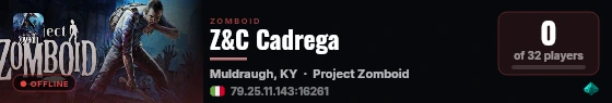 Z&C Cadrega live status badge