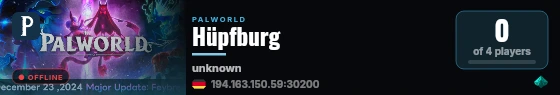 Hüpfburg live status badge