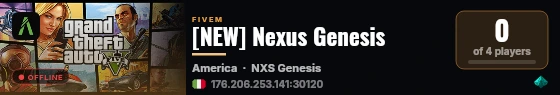 [NEW] Nexus Genesis live status badge