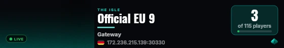 Official EU 9 live status badge