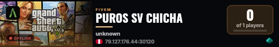 PUROS SV CHICHA live status badge