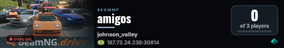 amigos live status badge